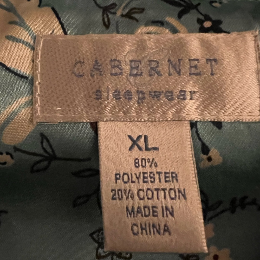 Cabernet Sleepwear Pajama Set Blue XL - Picture 7 of 7